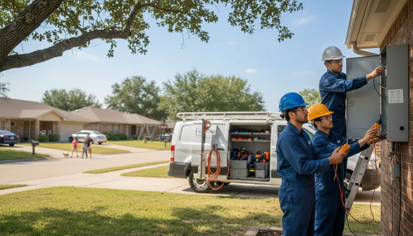 Certified electrician providing emergency electrical services in West Greene, AL